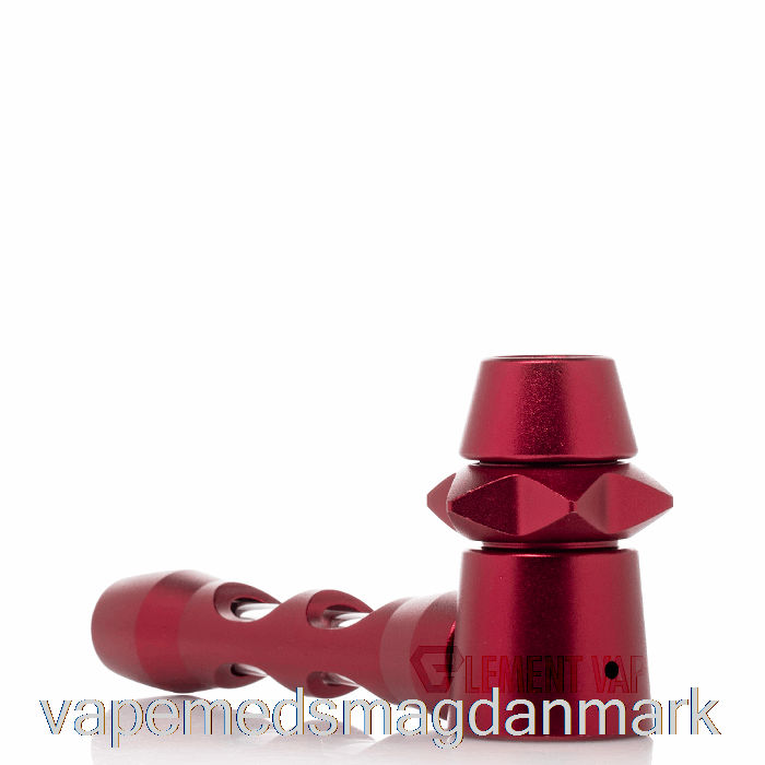 Engangs Vape Danmark Cheech Glas Metal Indkapslet Hitter Hånd Pipe Rød